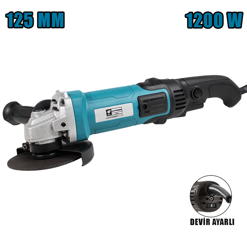 Catpower 6129 1200W 125 MM Avuç Taşlama