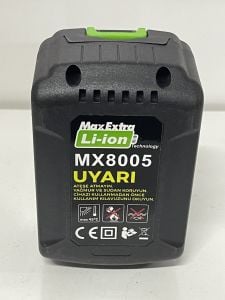 Max EMax Extra MX 8005 20 Volt 4 Amper Akülü Testere Aküsü