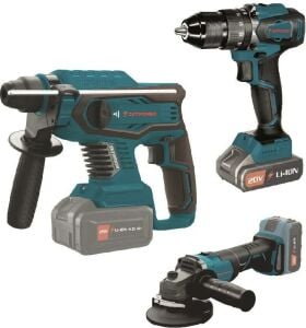 Catpower 4130 Akülü Vidalama Kırıcı Taşlama 3 Makina Aküsüz