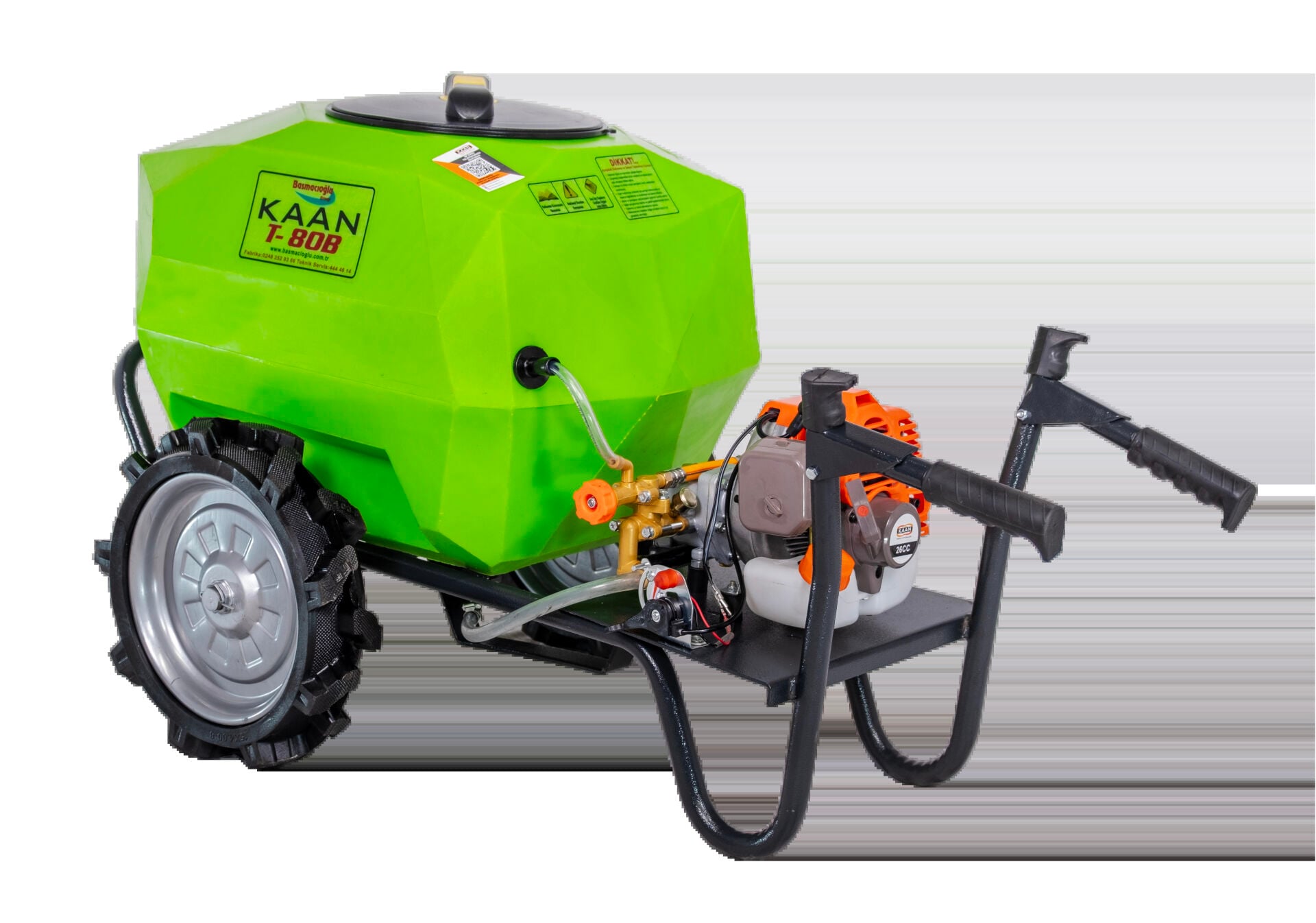KAAN T-80B 4T 80 Litre 4 Zamanlı Arabalı İlaçlama Makinası