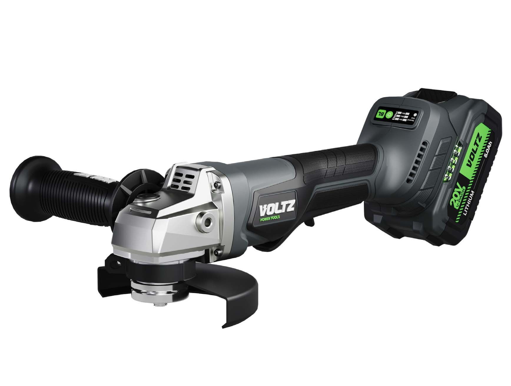 Voltz VZAG-20 Akülü Taşlama 20 Volt 2x5 Ah 115 Mm