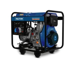 Factor KDK10000CE Marşlı Dizel Jeneratör Monofaze 9.4 KVA
