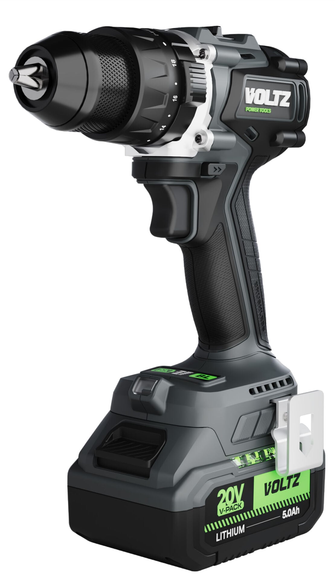 Voltz VZDR-20I Kömürsüz Şarjlı Darbeli Matkap 20 Volt 2X5 Ah