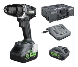 Voltz VZDR-20I Kömürsüz Şarjlı Darbeli Matkap 20 Volt 2X5 Ah
