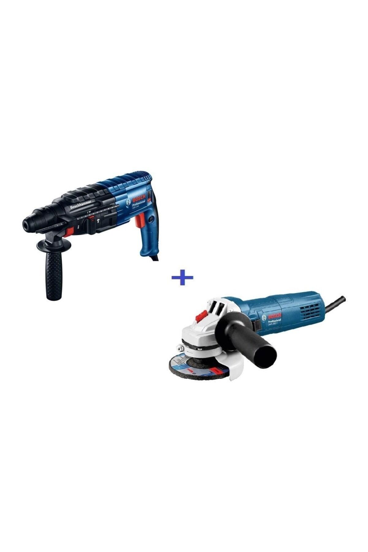 Bosch Professional Gbh 240 + Gws 750-125 S Kırıcı ve Taşlama Set - 0615990M8H