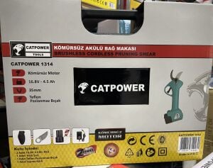 Catpower 1314 35 mm Akülü Budama Makası Kömürsüz 16.8 volt 4.5 Ah