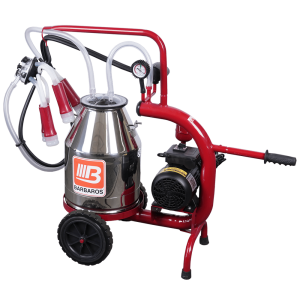 BARTECH C 30 İnek Sağım Makinesi Tek Sağım Kuru Paslanmaz Güğüm 30 lt. 240 cc