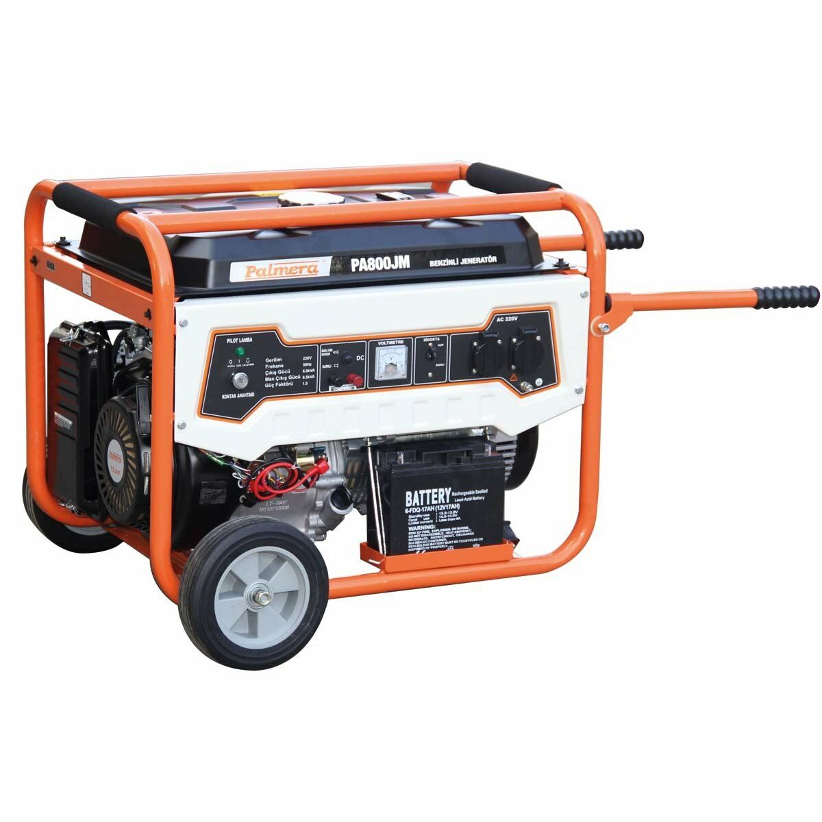 Palmera PA800JM5 Eur5 Benzinli Jeneratör 8.12 kVA Marşlı