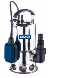 Factor CD900P Paslanmaz Gövdeli Temiz Su Drenaj Dalgıç Pompası 900 Watt