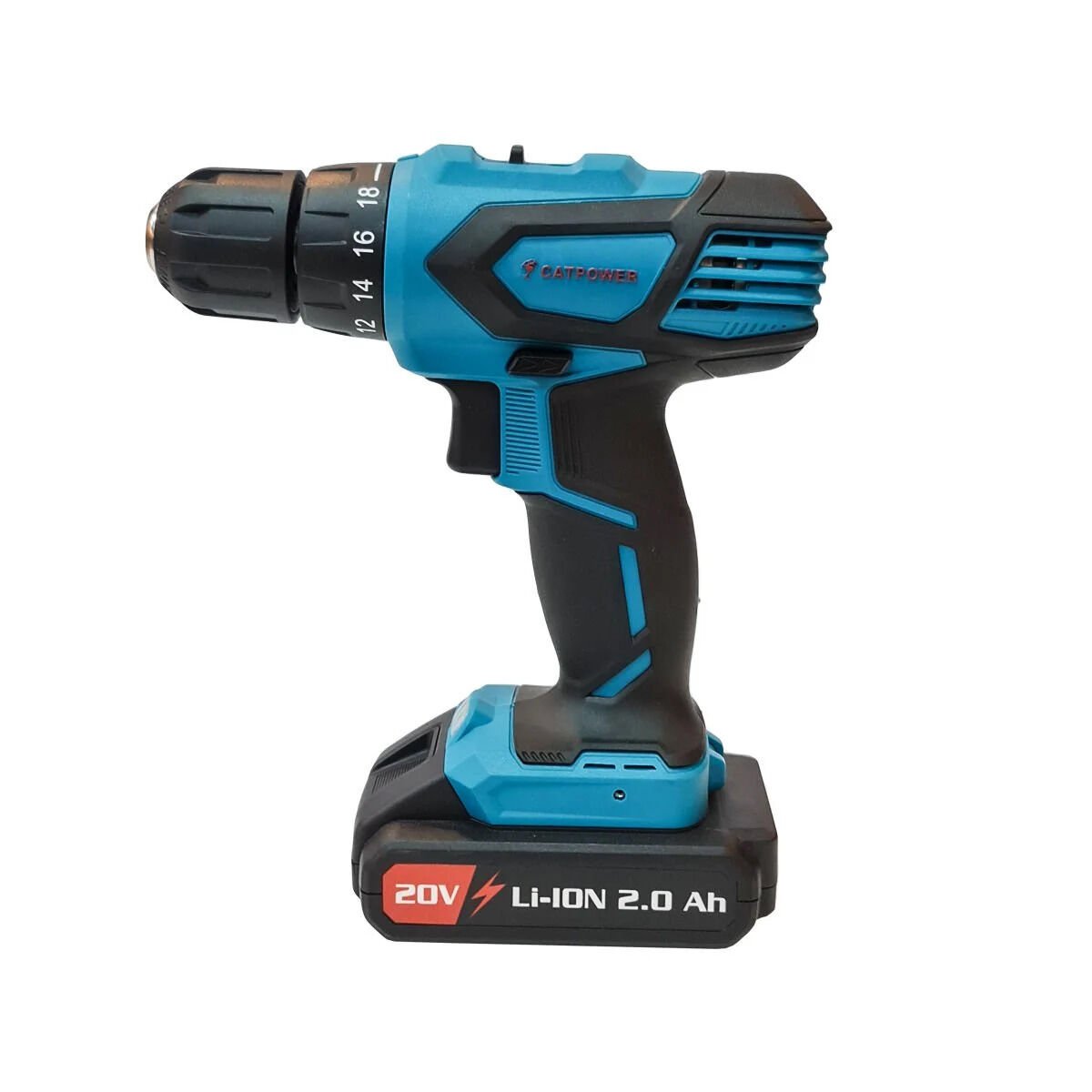 Catpower 4140 Darbesiz Matkap 20V 2x2 Ah Akü