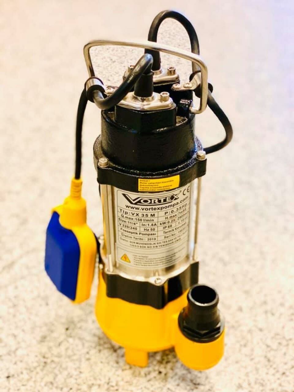 Vortex Vx35 M 0.35 Hp 1,5'' Foseptik Dalgıç Pompa