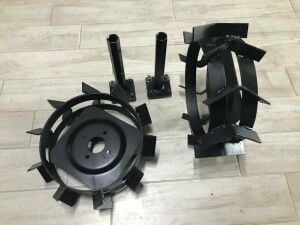 Çapa Makinası Demir Teker Takımı Aks Dahil