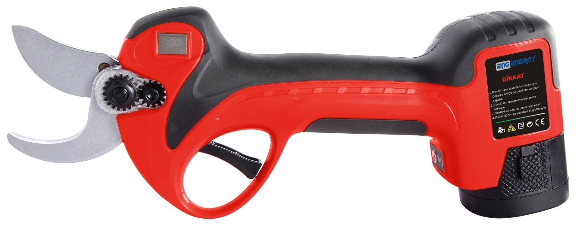 Energy WS-035Y 35 mm Sensörlü Çift Akülü Şarjlı Budama Makası
