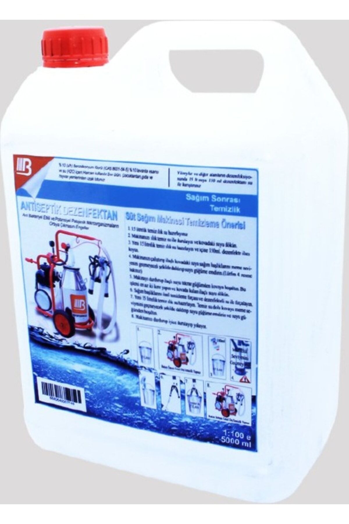 BARTECH Sağım Makinesi Temizleme Sıvısı 5 L