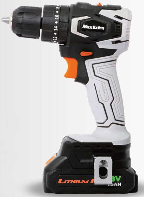Max Extra MX1830 Brushless 18V 2.0Ah Akülü Darbeli Matkap
