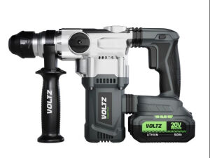 VOLTZ VZRH-20 20 Volt Akülü Kırıcı Delici 5.0 Ah Çift Akülü 3,5 kg