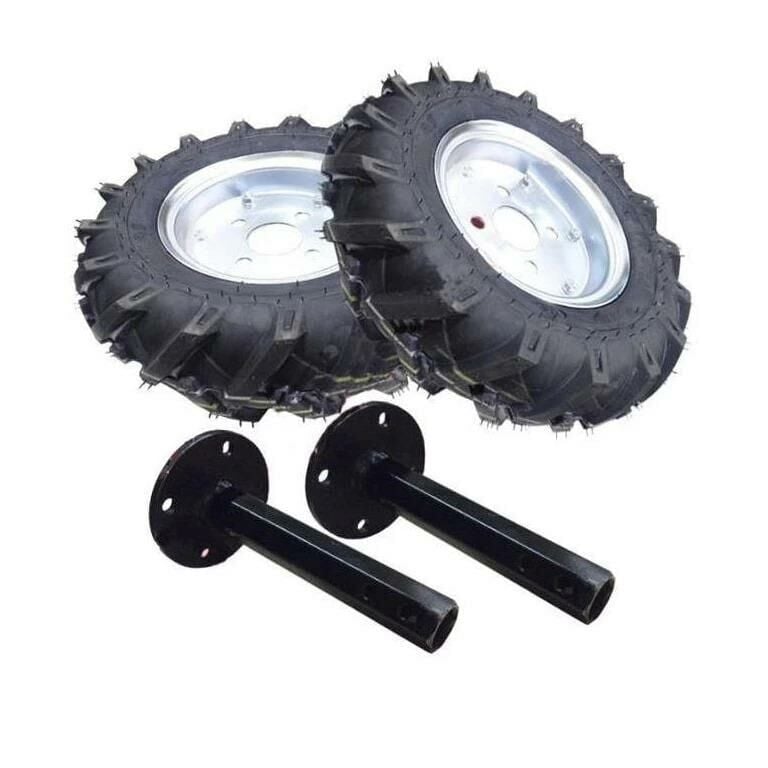 Çapa Makinası Teker Takımı 4.00 X 80 27 mm Sabit Aks Billas Yerli Üretim