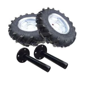 Çapa Makinası Teker Takımı 4.00 X 80 27 mm Sabit Aks Billas Yerli Üretim