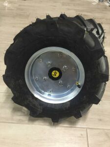 Çapa Makinası Teker Takımı 4.00 X 80 27 mm Sabit Aks Billas Yerli Üretim