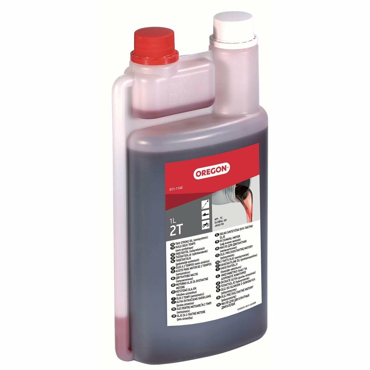 Oregon 2t Motor Yağı 1 Lt. Ölçekli