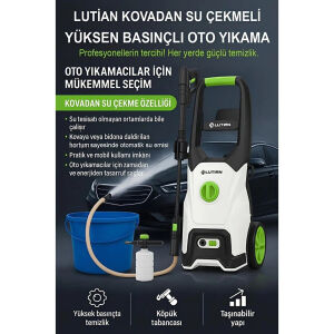 LUTIAN LT518 1600 Watt 130 Bar Basınçlı Yıkama