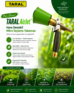 Taral Airjet Hava Destekli Mikro İlaçlama Tabancası