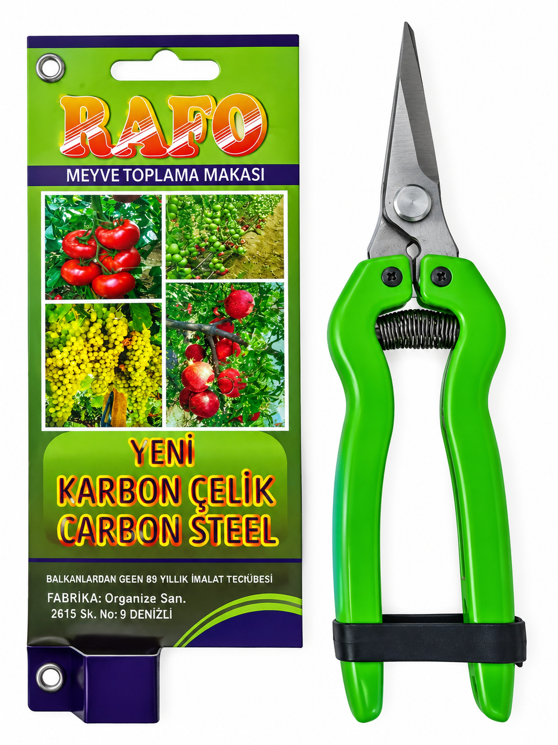 Rafo Karbon Çelik Meyve Toplama Makası