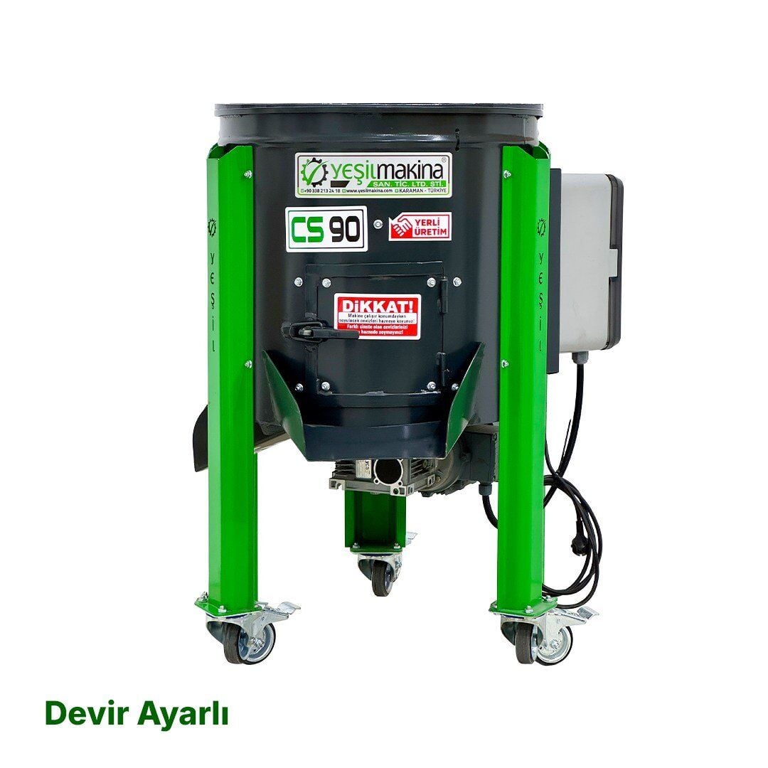 Yeşil Makina CS 90D Devir Ayarlı Ceviz Soyma Makinesi 60 Kg