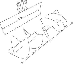 Helezon Çapa Bıçağı Takımı 27 mm