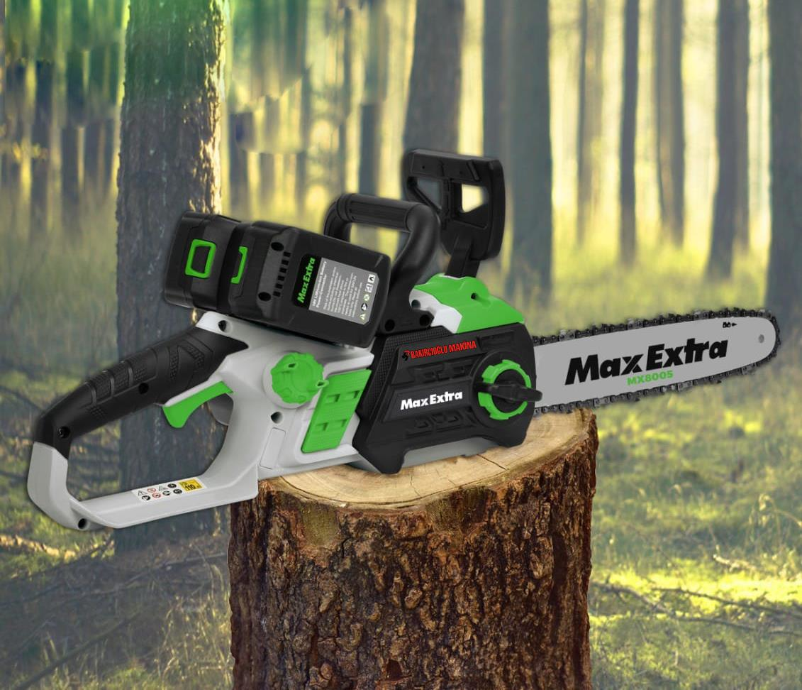 Max Extra Mx8005 Akülü Testere Çift Akü