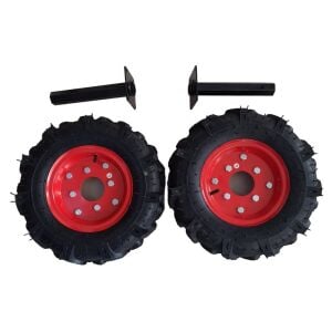 Çapa Makinası Teker Takımı 4.00 X 80 27 mm Sabit Aks