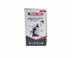 Bay-tec Mini Akaryakıt Pompası 12 Volt 38 mm
