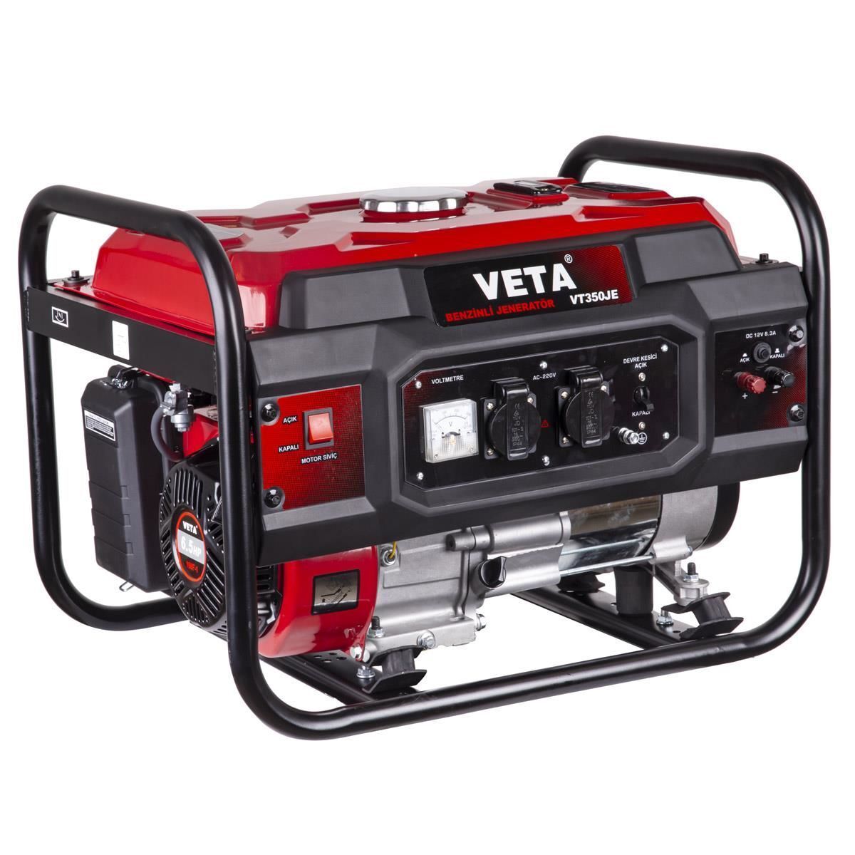 Veta VT350JE 3.5 kVA İpli Benzinli Jeneratör