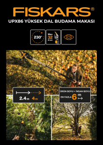 Fiskars UPX86 Teleskopik Yüksek Dal Budama Makası