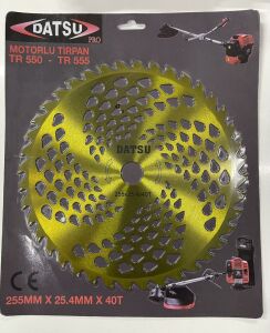 Datsu Elmaslı Tırpan Testeresi 255 mm 40 Diş