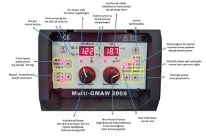 Hanker Elektrik MIG 200 S İnverter 220 Volt Çanta Gazaltı Kaynak Makinası ( Gazlı-Gazsız )