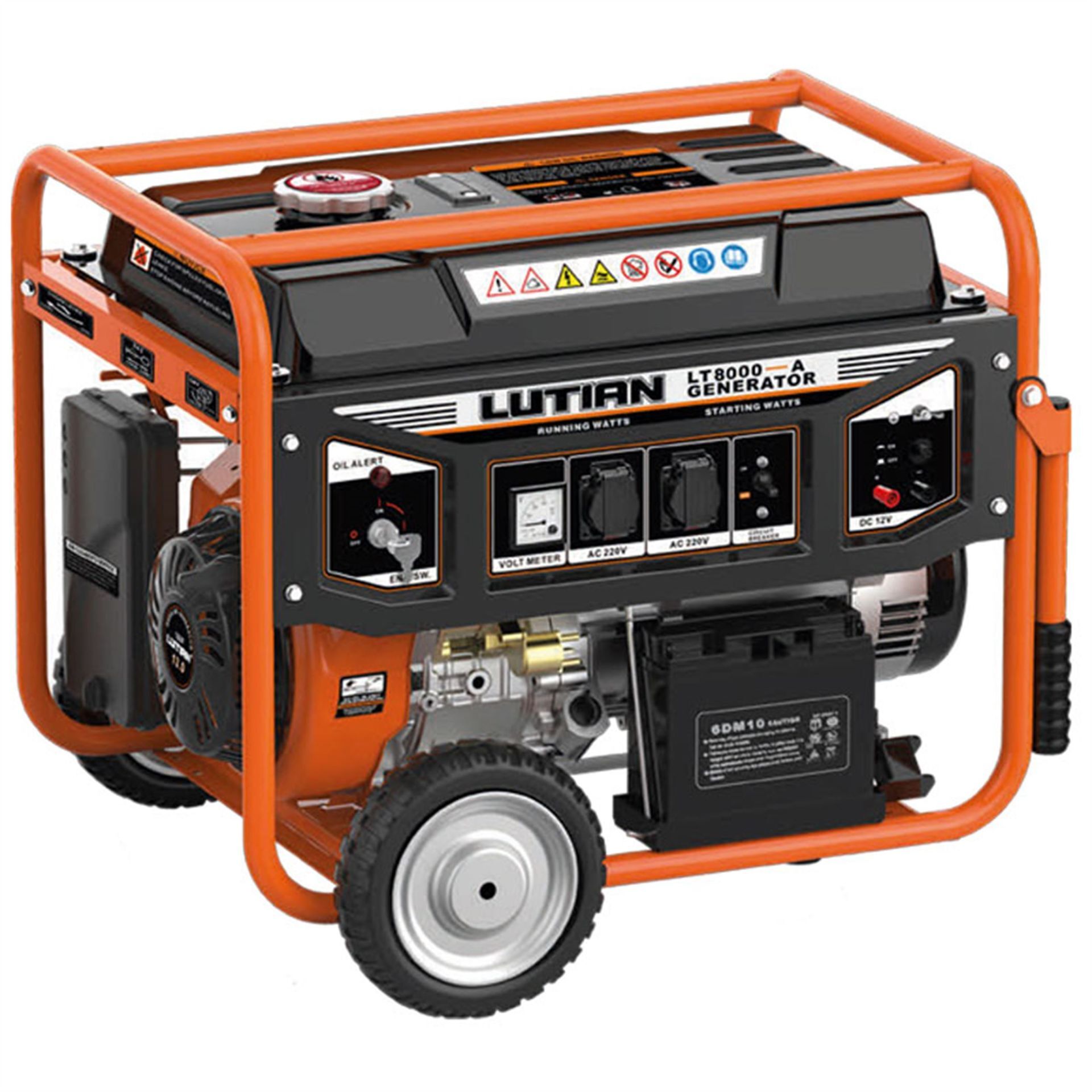 Lutian LT8000EN-4 Benzinli Jeneratör 6.5 Kw Marşlı 220 V.